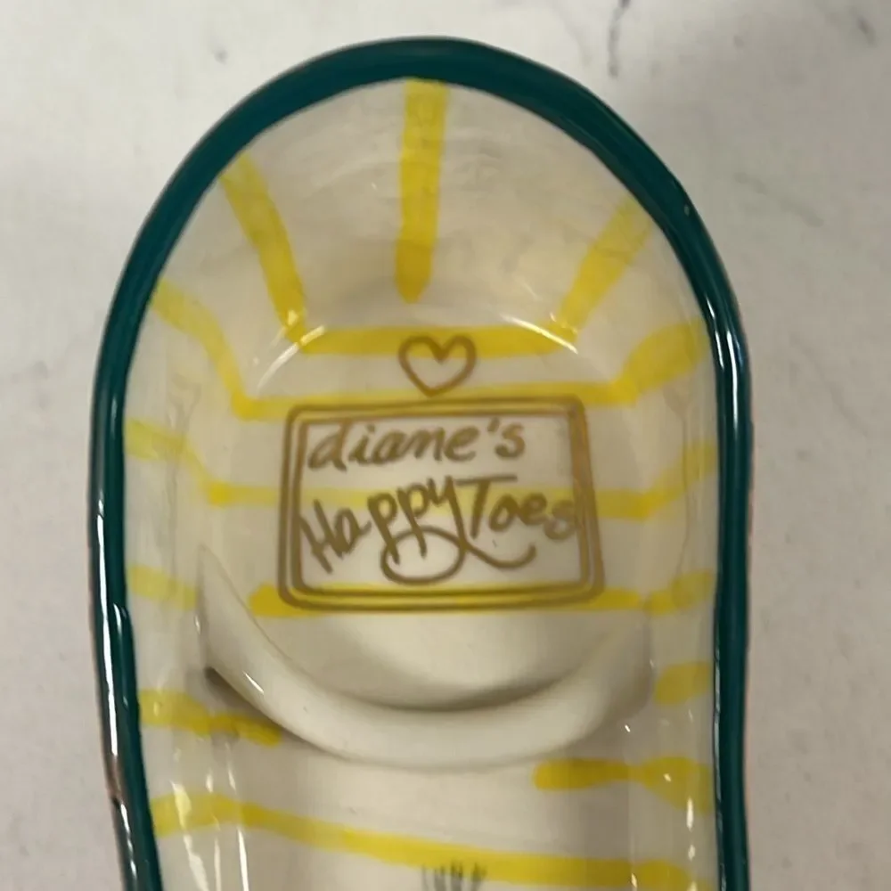 Diane's Happy Toes Diane Artware Candle Holder 2004 Shrimp Scampi Shoe Figurine
